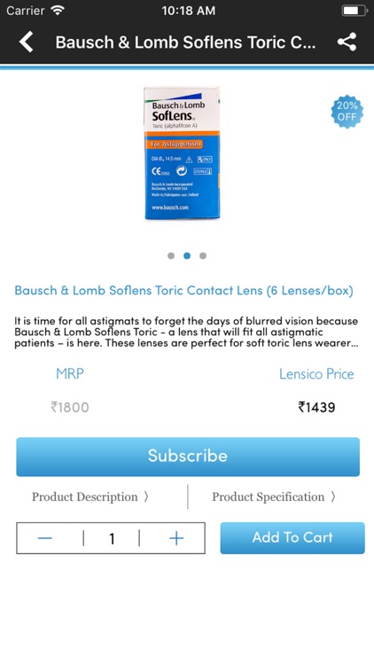 Lensico: Buy Contact Lenses