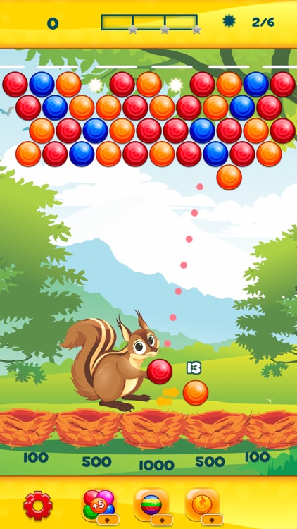 Squirrel Puzzle:Bubble Shooter screenshot-3