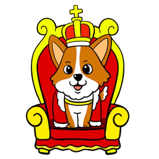Royal Corgis Emoji Stickers