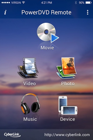 PowerDVD Remote App screenshot 2