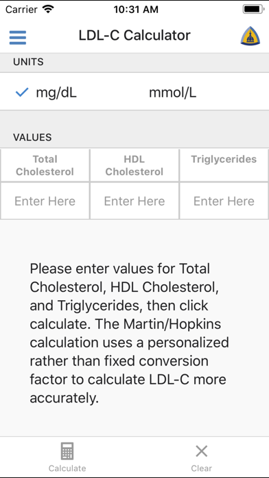 How to cancel & delete LDL Cholesterol Calculator from iphone & ipad 1