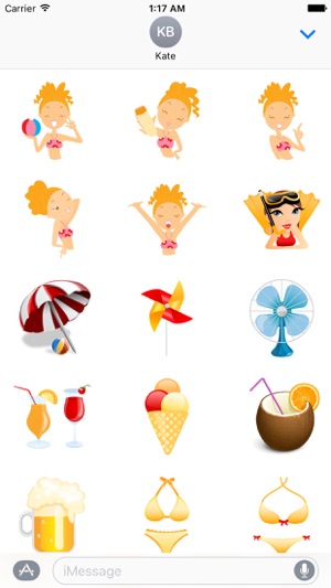 Summer And Beach Icon Sticker(圖2)-速報App