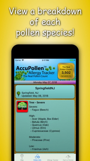 AccuPollen™ Allergy Tracker(圖2)-速報App