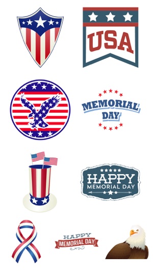 Memorial Day Greetings Sticker(圖3)-速報App