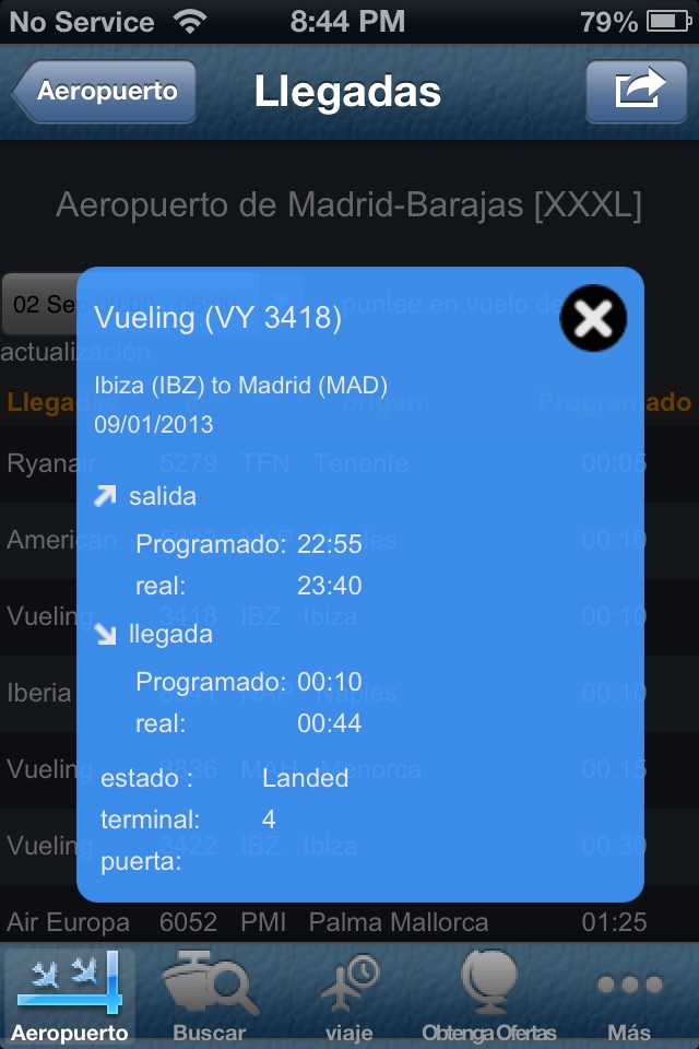 Madrid Airport Info + Radar screenshot 3