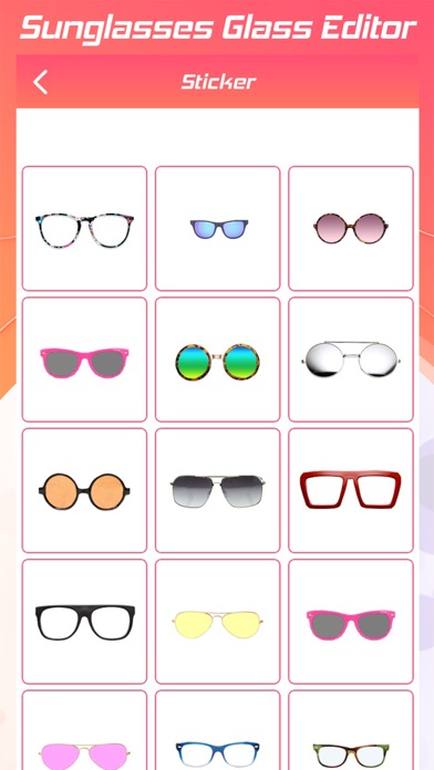 Sunglasses Glass Editor screenshot 4