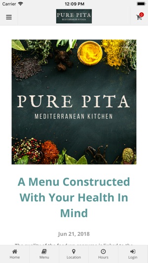 Pure Pita Online Ordering(圖1)-速報App