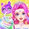 Princess Slime Cooking Games is girls' favorite makeover salon, slime simulator & cooking games of ice princess