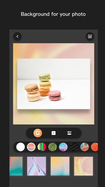 BKGD - photo background frame