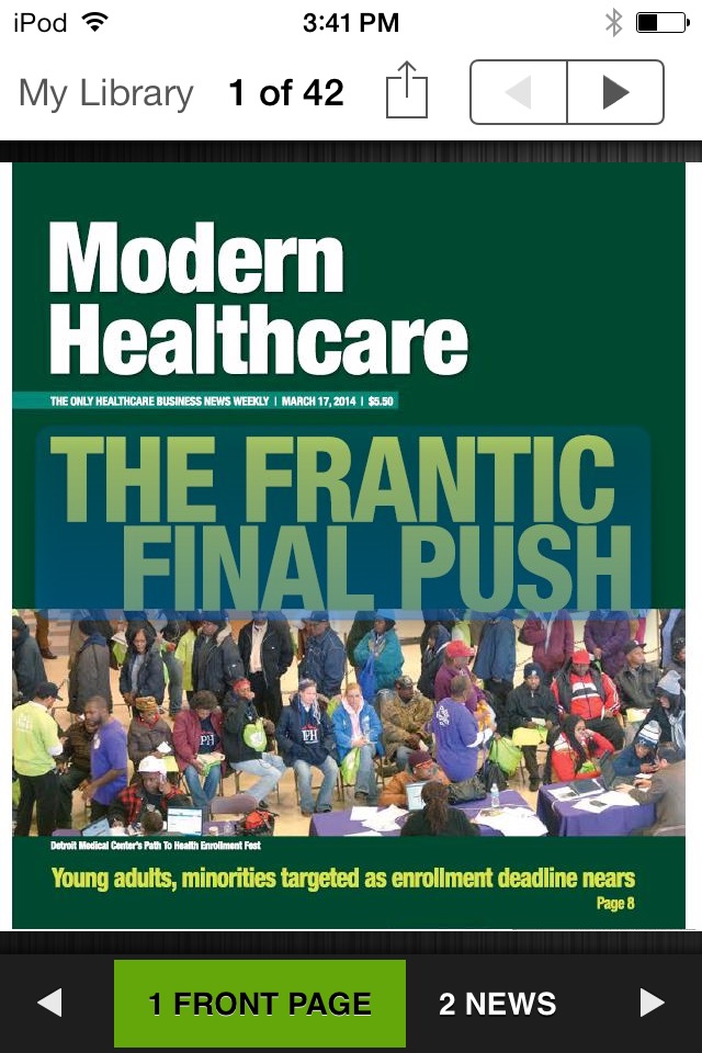 Modern Healthcare Magazine screenshot 2