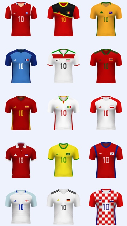 World Soccer Football Jersey