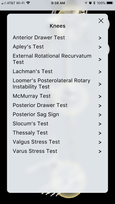LE Special Tests Pro Consult screenshot 2