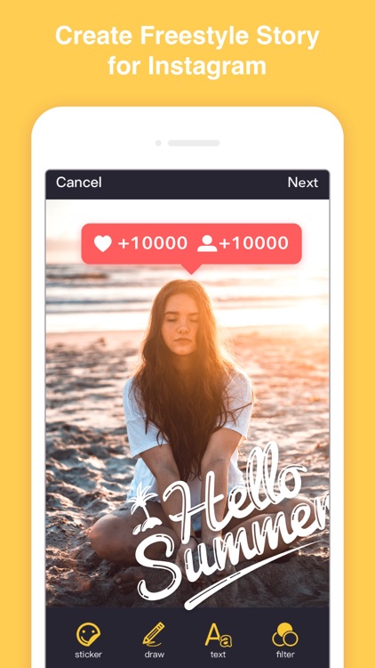 Get Likes for Instory Editor
