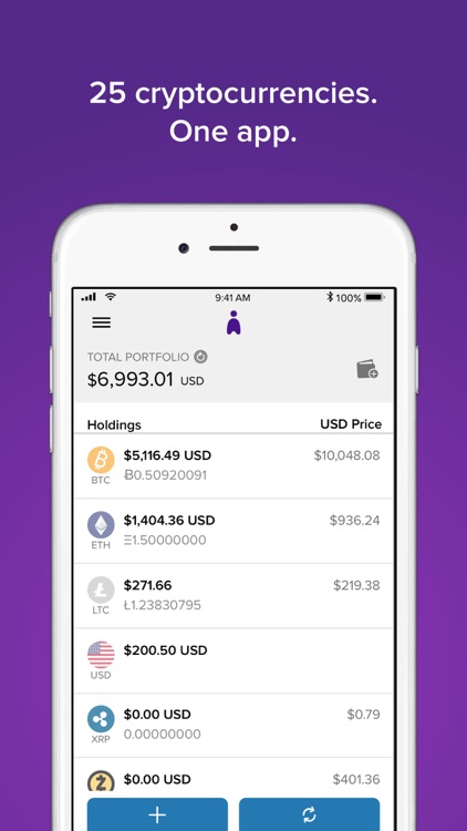Abra: Bitcoin, Ripple, LTC