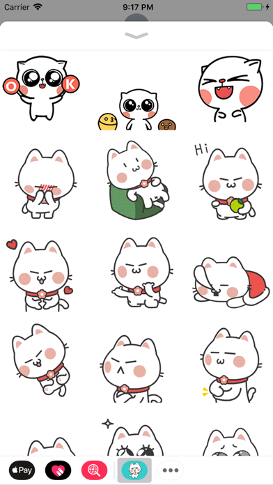 Fluffy Cat Animated Stickers screenshot 2