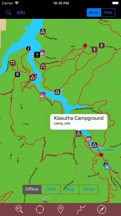 Allegheny National Forest GPS