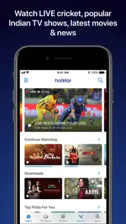 hotstar- movies & live cricket iphone screenshot 1