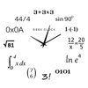 Icon Analog Geek Clock