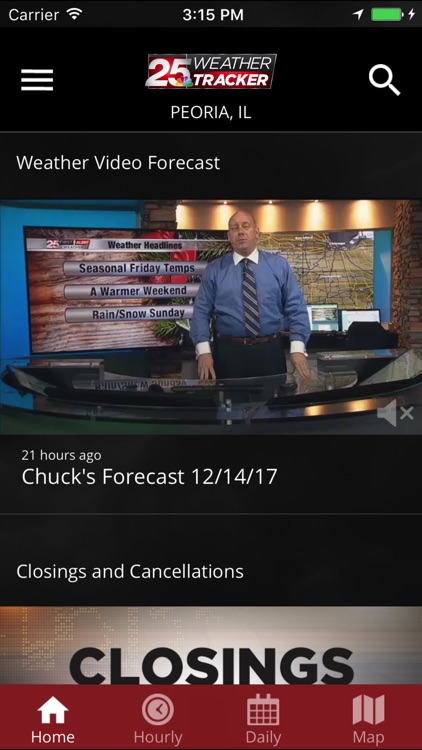 WEEK 25 Weather Tracker app