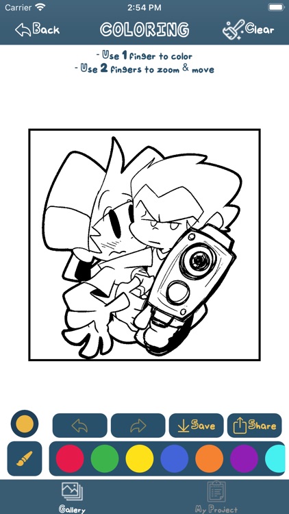 FNF Music Battle Coloring Game
