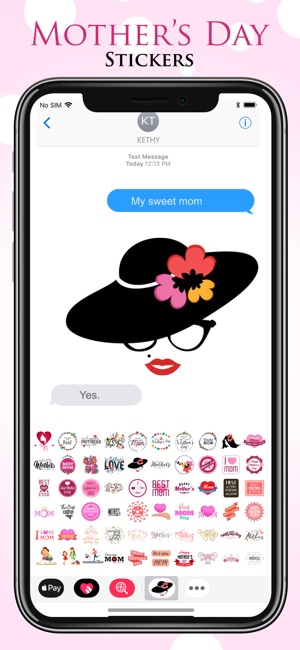 Mother's Day  Emojis(圖4)-速報App