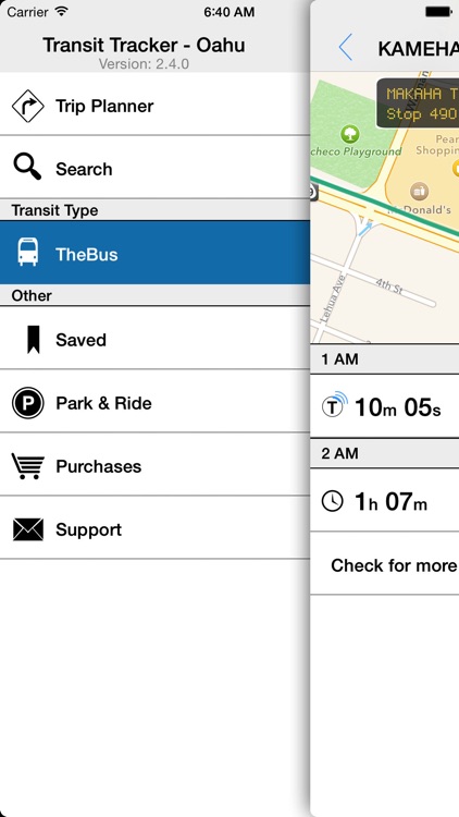 Transit Tracker - Oahu