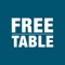 FreeTable helps you find a table in your immediate vicinity as quickly as possible