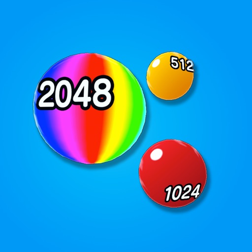 Ball Run 2048 free software for iPhone and iPad