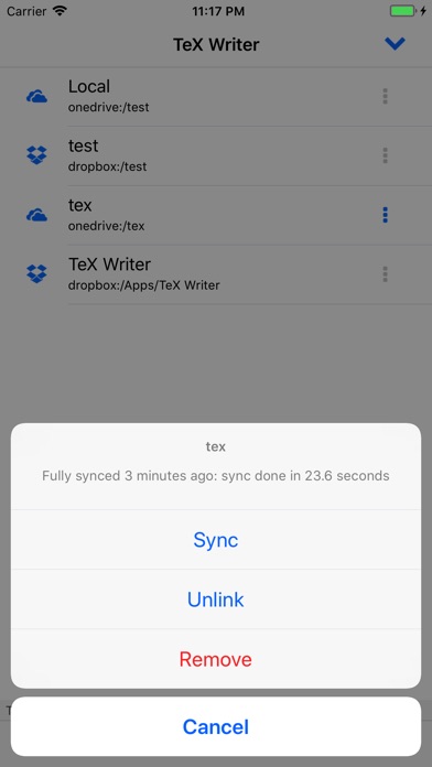 TeX Writer - LaTeX On... screenshot1