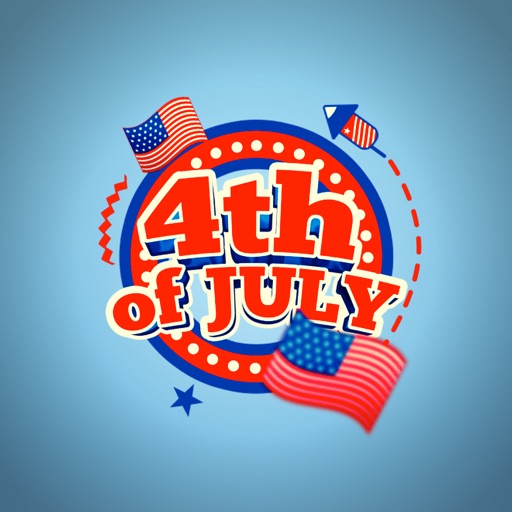 Happy 4th of july Stickers ^_^ icon