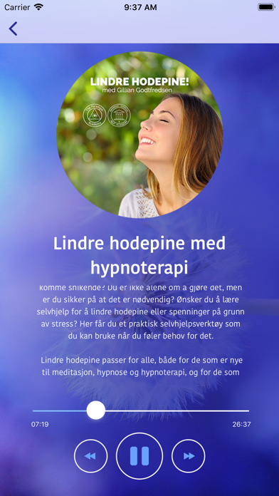 Lindre hodepine - hypnoterapi screenshot 4
