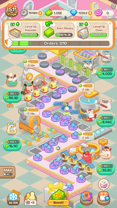 Hamster tycoon game - cake factory -  - Android