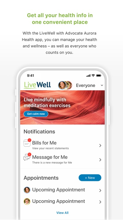 LiveWell with Advocate Aurora screenshot-0