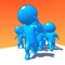 Tap to jump and grow your crowd in order to pass obstacles