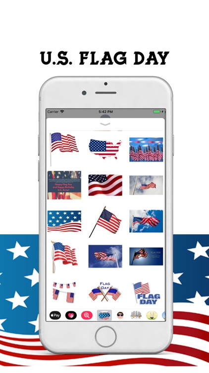 U.S. Flag Day Stickers