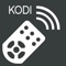 Kodimote is a virtual remote control that lets you control Kodi Media Center