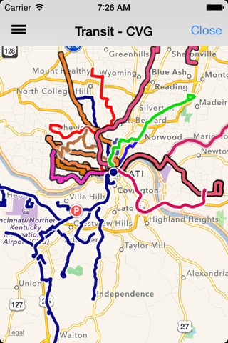Transit Tracker - Cincinnati screenshot 2