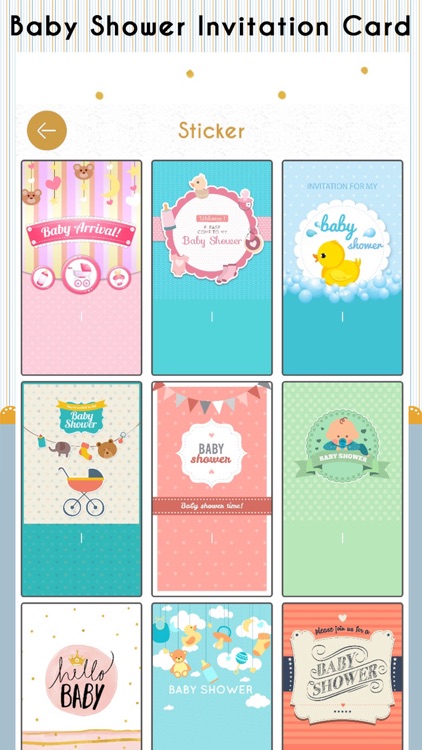 Baby Shower Invitation Card HD screenshot-3