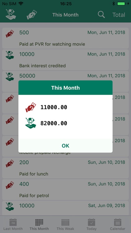 Debit Credit Tracker by ANSHAD M K