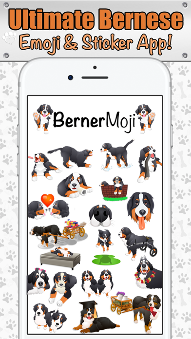 BernerMoji - Bernese Mountain Dog (Berner) Emojis Screenshot 1
