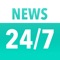 24/7 Breaking news is the application that allows  you to make your own newscast