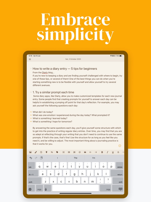 Free diary software for mac desktop