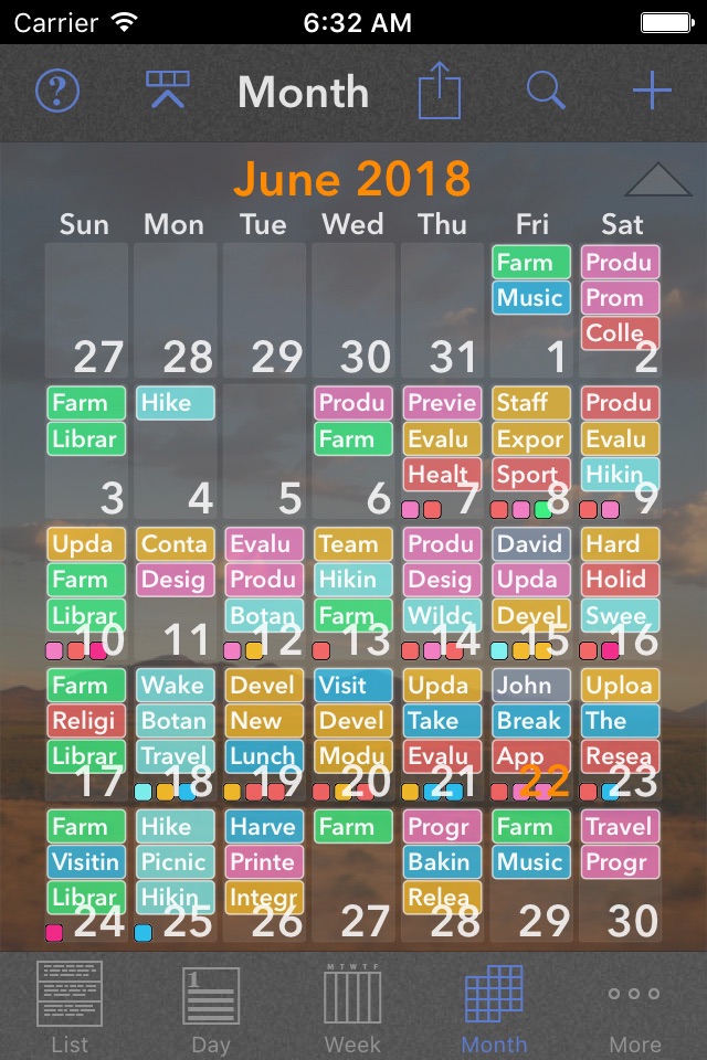 Perspectiva: Calendars, Charts screenshot 4