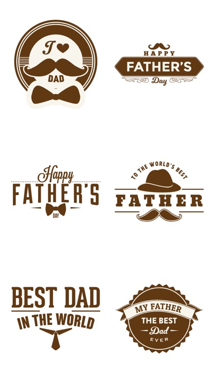 Father's Day Fun Stickers Pack