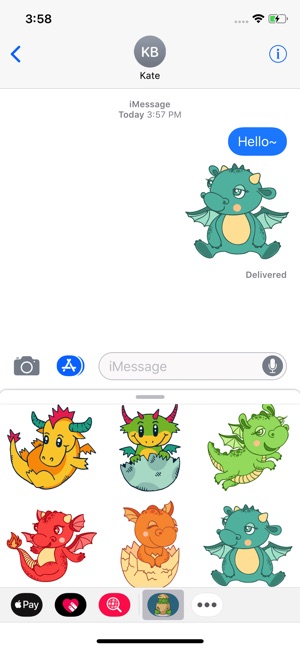Baby Dragon Stickers