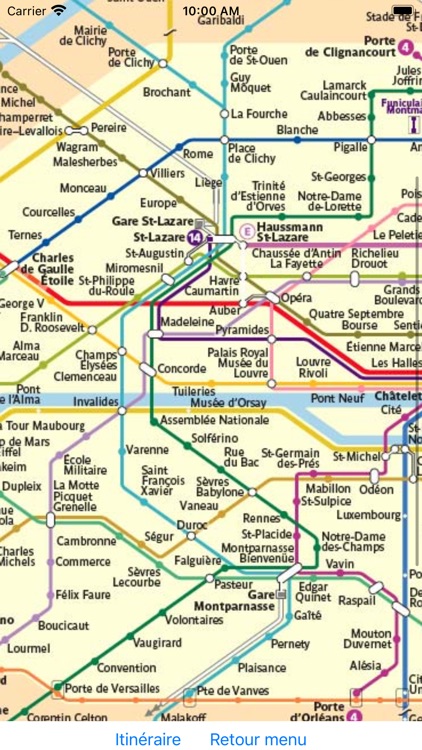 Métro RER de Paris