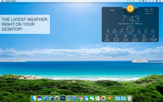 Free Desktop Weather For Mac