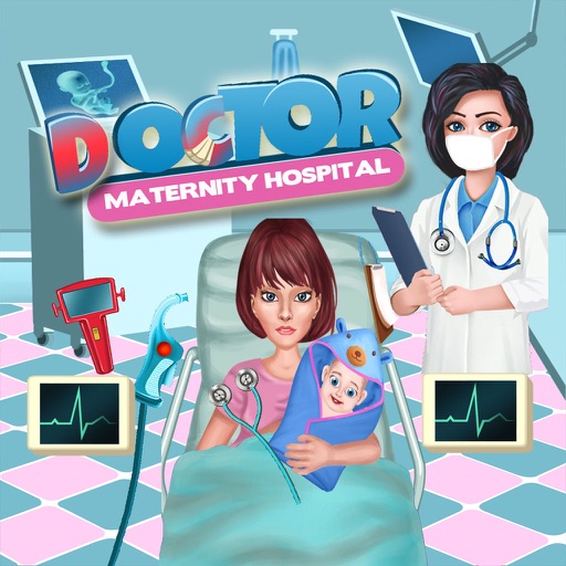 Baby Maternity Doctor Hospital Icon