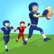 Block rivals with your teammates and run for touchdown