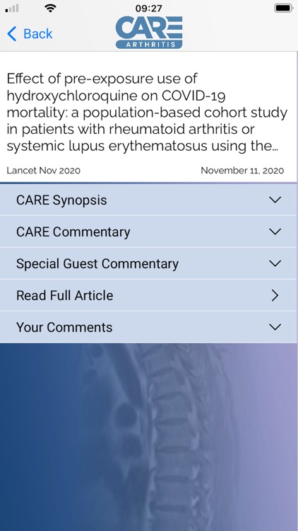 CARE Arthritis Mobile screenshot-3